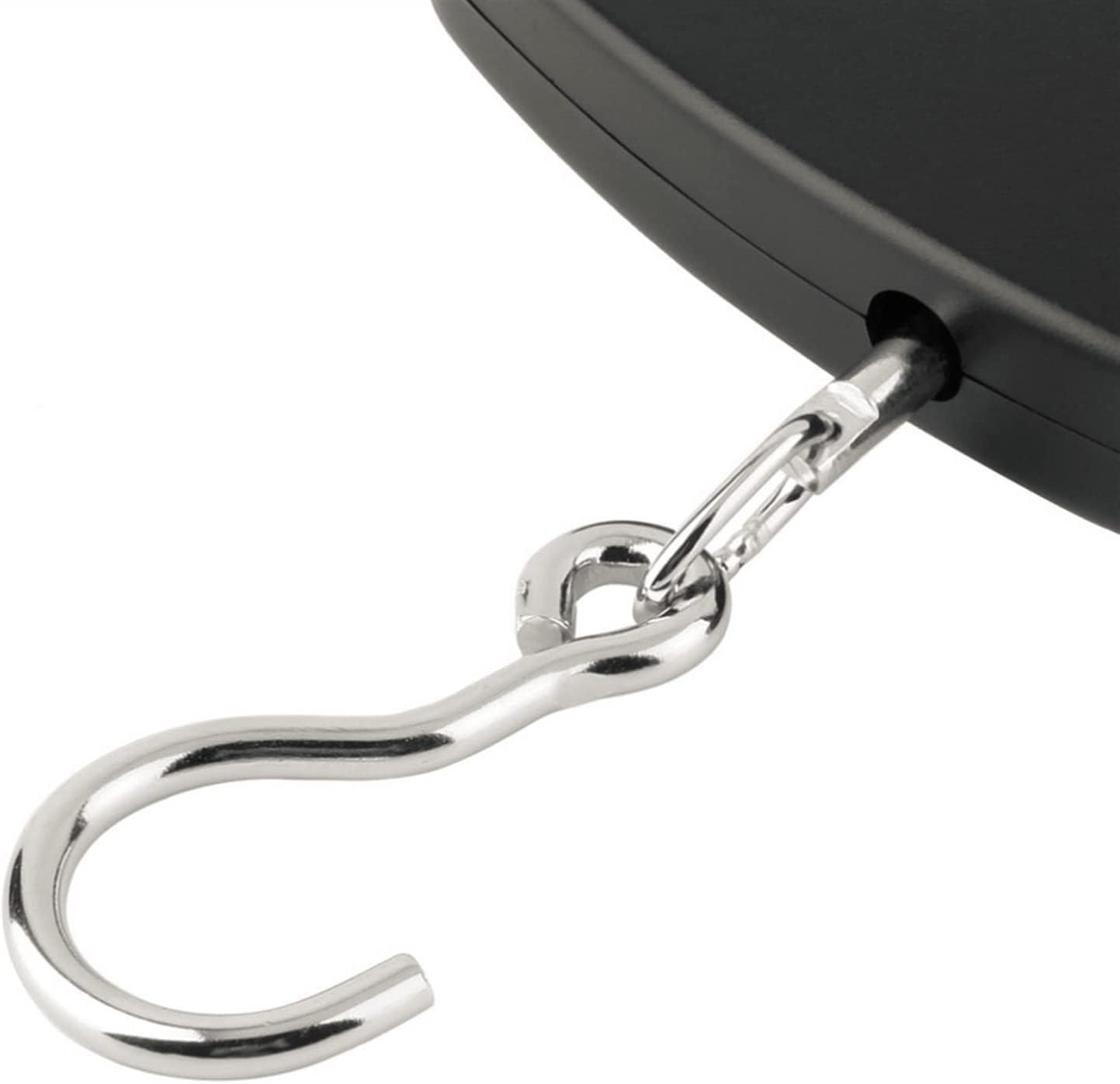 Luggage Scale,Portable Mini Digital Hand Held Fish Hook Hanging Scale Electronic Weighting Luggage Scale LED Display 50Kg