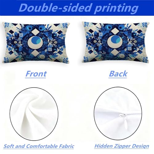 Housse de coussin bleu marine en velours de qualité supérieure