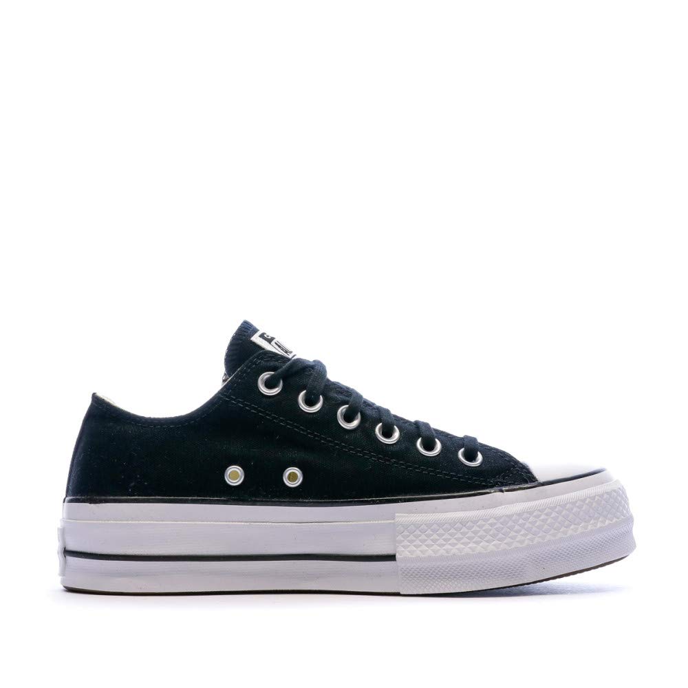Converse Chuck Taylor All Star Lift Womens Black/White Ox Trainers-UK 4 / EU 36.5