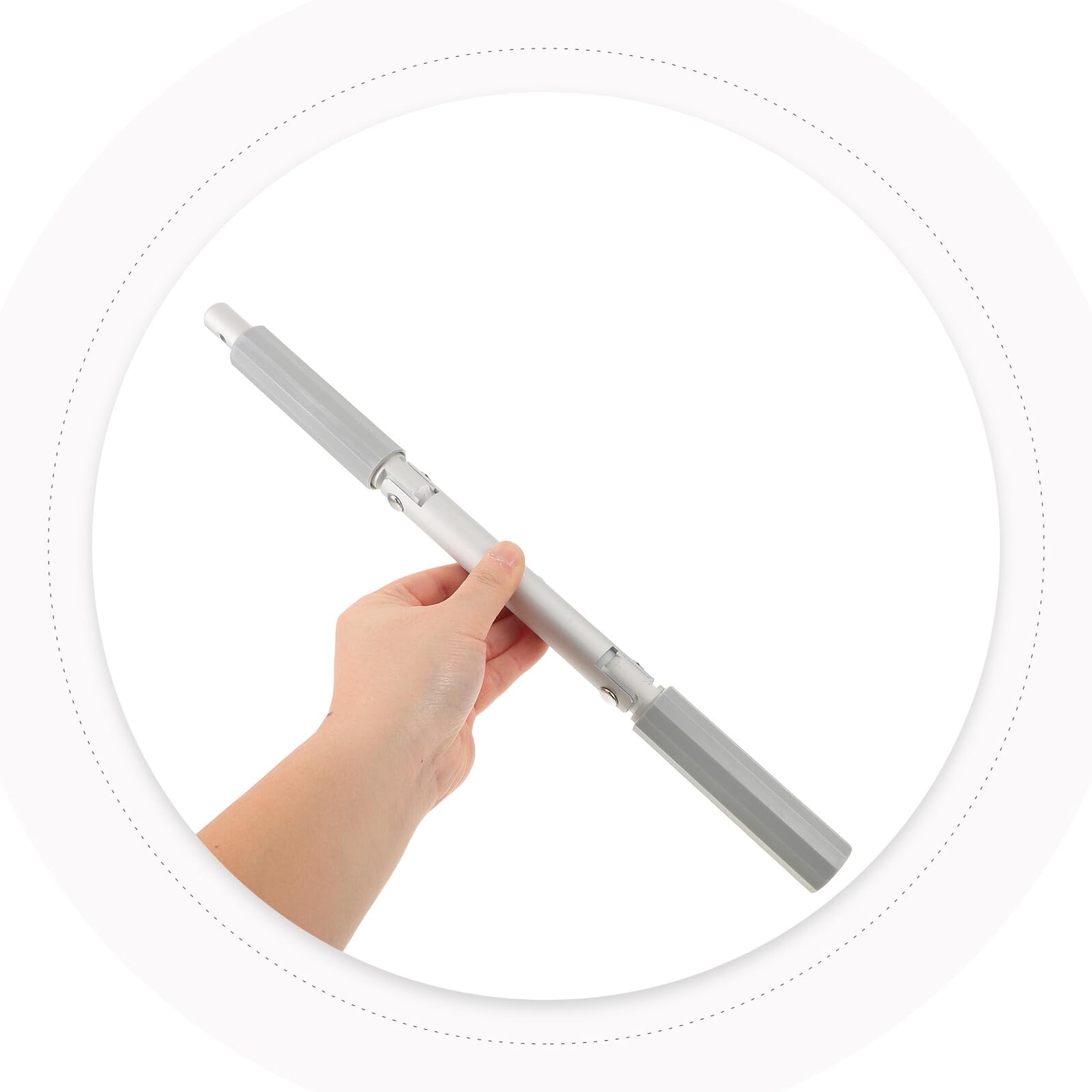 NUOBESTY Manivelle de Fenêtre à Bras Articulé en Aluminium, Poignée de Rotation Robuste pour Fenêtres à Auvent, Accessoire de Remplacement pour Bureau, Balcon et Maison, Mécanisme Précis