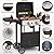 21000 BTU Propane Gas Grill with 2-Burner,325 sq.in Outdoor BBQ Grill for Barbecue Cooking with Top Cover Lid,Wheels,Side Storage Shelves,Barbeque Stove for Patio Garden Camping,Black