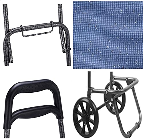 SENWEI Multifunktions-Einkaufstrolley, Küchenaufbewahrung, Mehrzweckwagen, Oxford-Gewebe, wasserdicht, Stahlrohr… – Bild 8