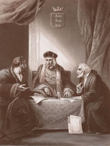 Pintura sobre lienzo Enrico VII de Robert Smirke réplica de alta fidelidad 60x90