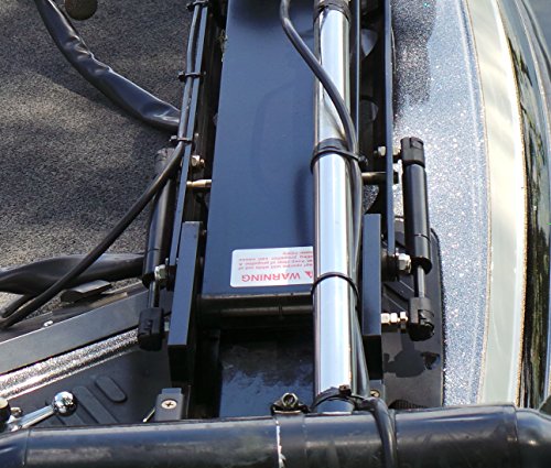 T-H Marine G-Force Equalizer Trolling Motor Lift Assist and Stabilizer Kit for MotorGuide Gator Mounts - Two Air Pistons Reduce Trolling Motor Weight Up to 50% - Black - Thumbnail 2
