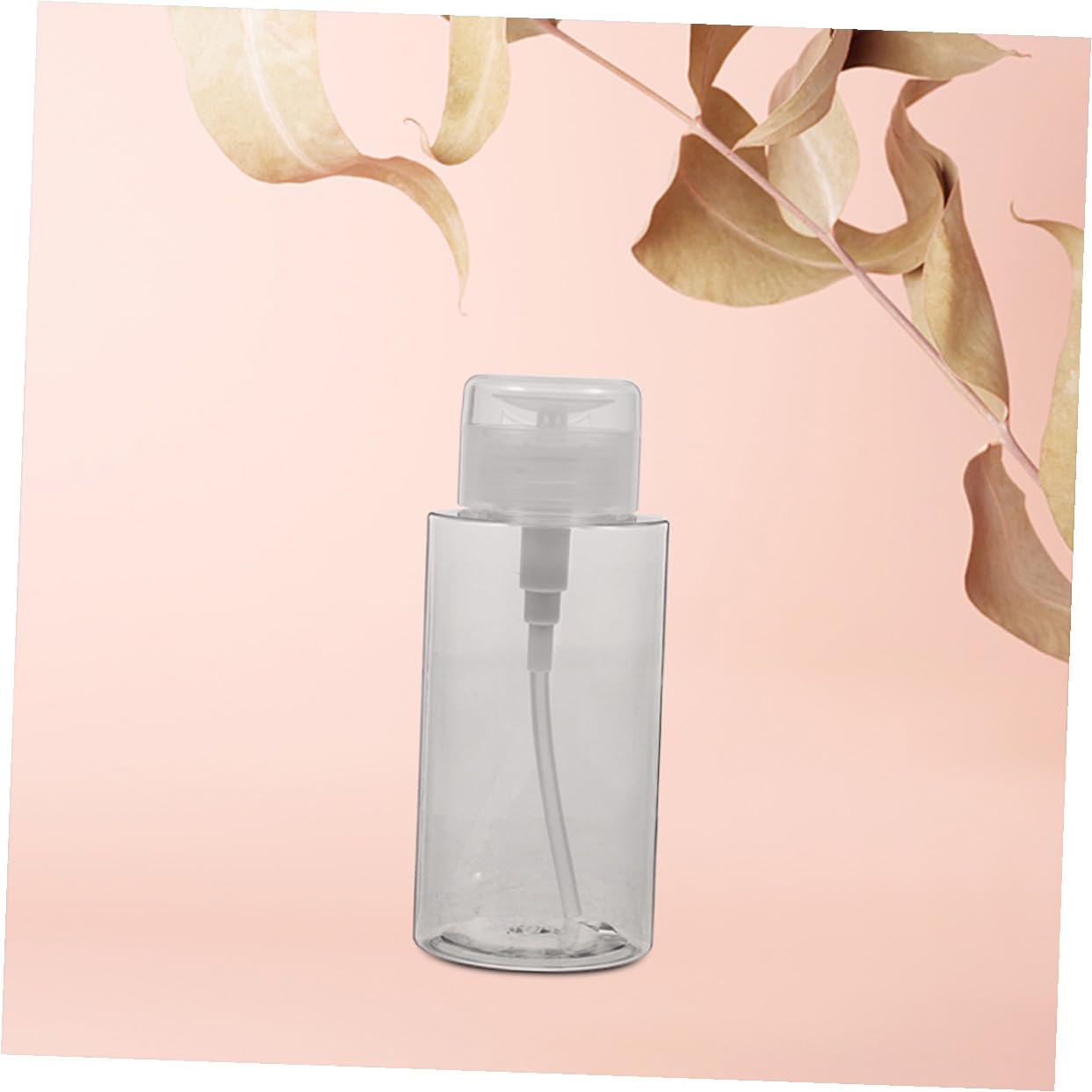Dispensadores de Botellas Bomba 2 Piezas 200ml Transparentes para Quitaesmalte y Líquidos de Belleza Uso Personal Cuidado Diario