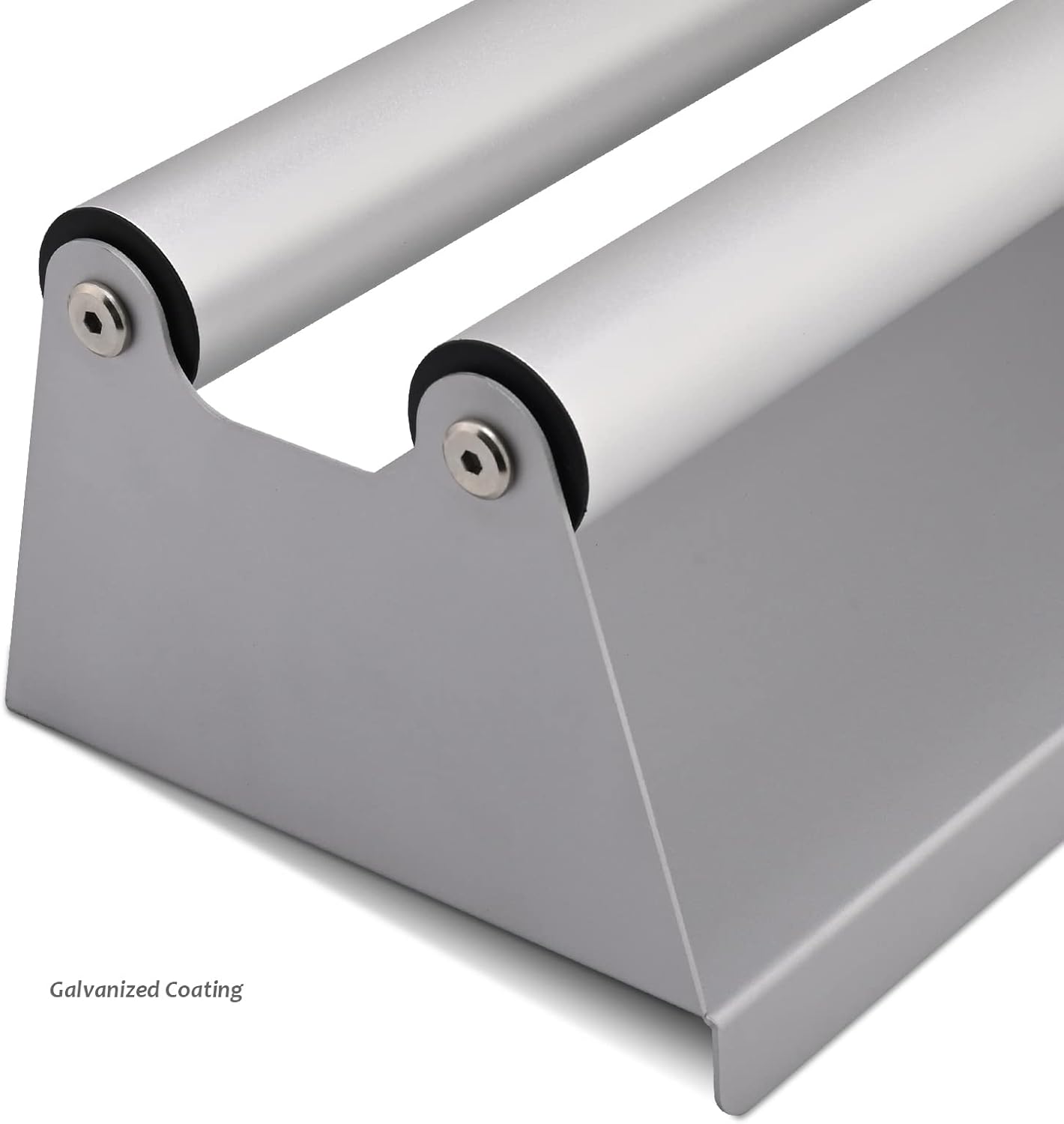 FOSHIO Premium Metal Vinyl Roll Display Holder, Heavy Duty Vinyl Storage Rack for Applying Window Film, Wallpaper, Transfer Paper Tape