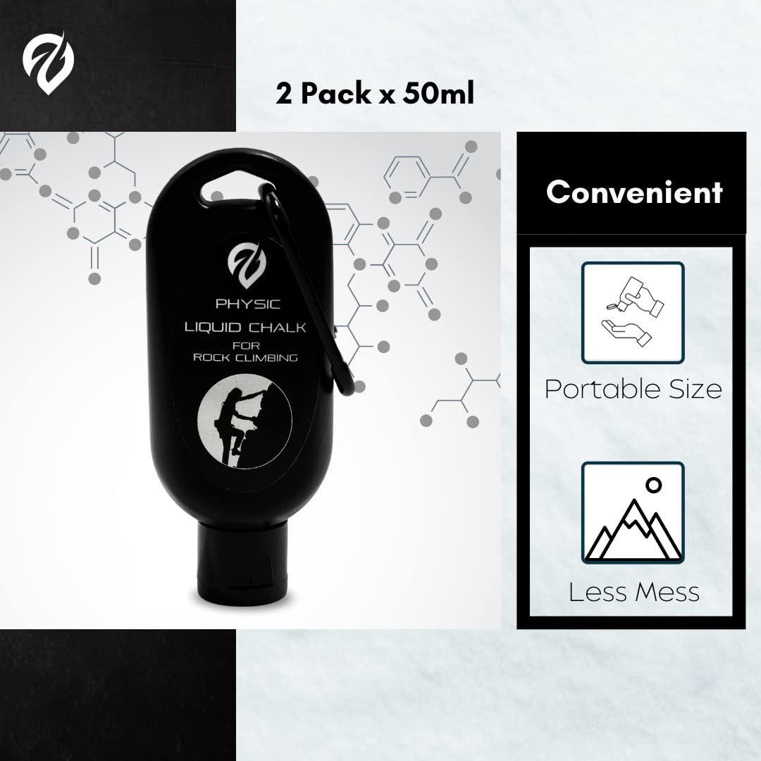 EVMT Brands Gesso Liquido e Magnesite Liquida Antiscivolo per Palestra, Sollevamento Pesi, Arrampicata, Ginnastica, Danza Resistente al Sudore per Presa Potente