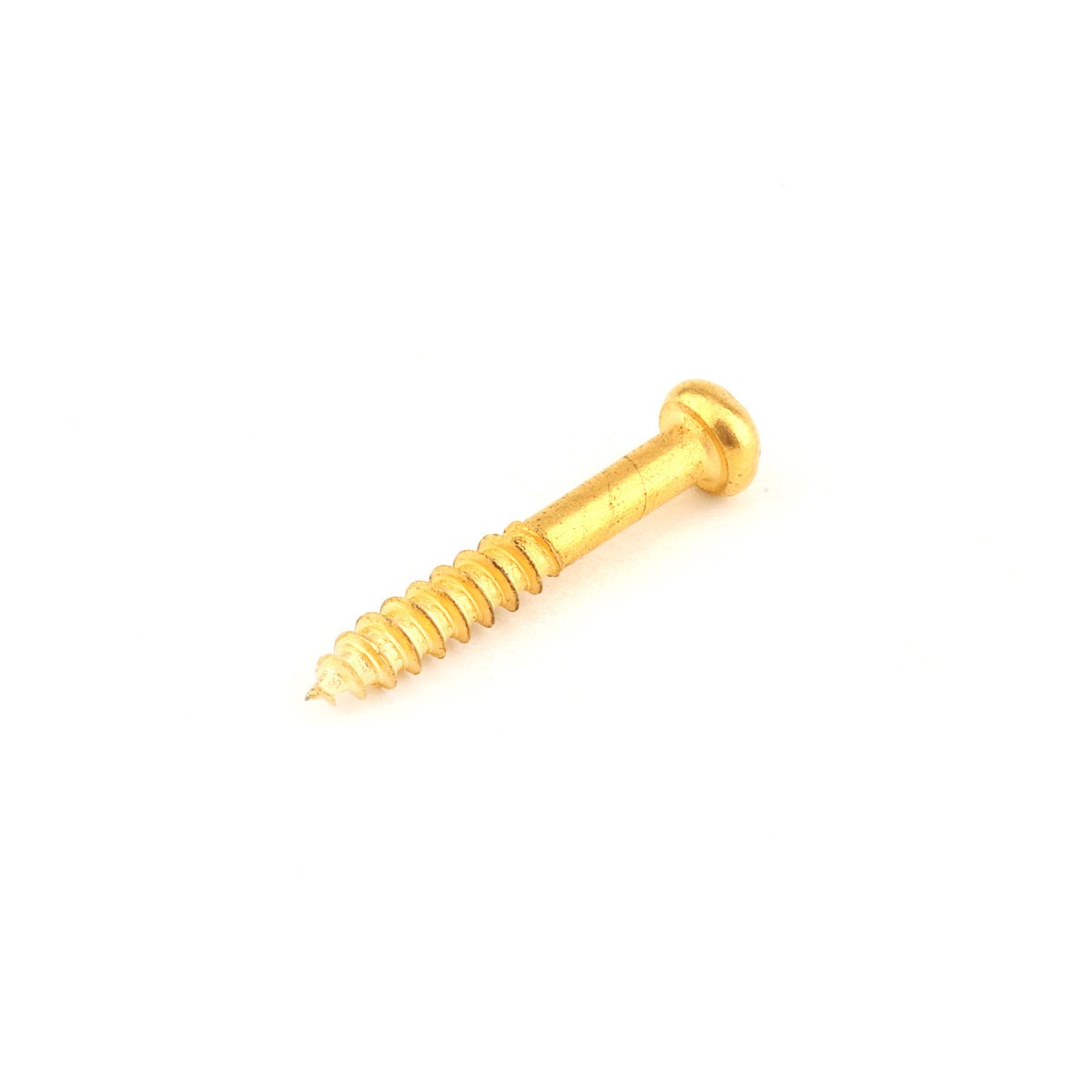 Musiclily 25mm Guitar Tremolo Bridge Mounting Screws for Strat Style, Gold (20 Pieces)