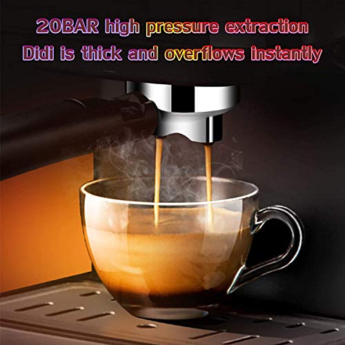 YQCX Espresso-Kaffeemaschine, Edelstahldrahtkörper, Mikrocomputersteuerung Touchscreen, Manuelle Anpassung Der… – Bild 8