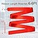 Novelty Place 10 Pieces Dance Ribbons Streamers - 6.6Ft Unisex Kids' Gymnastics Ribbon with Wands - Perfect Rhythm Sticks for Talent Shows, Artistic Dancing, Baton Twirling (10 Colors)