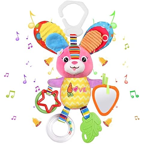 WolinTek Jouet Poussette Peluche Lapin Cover