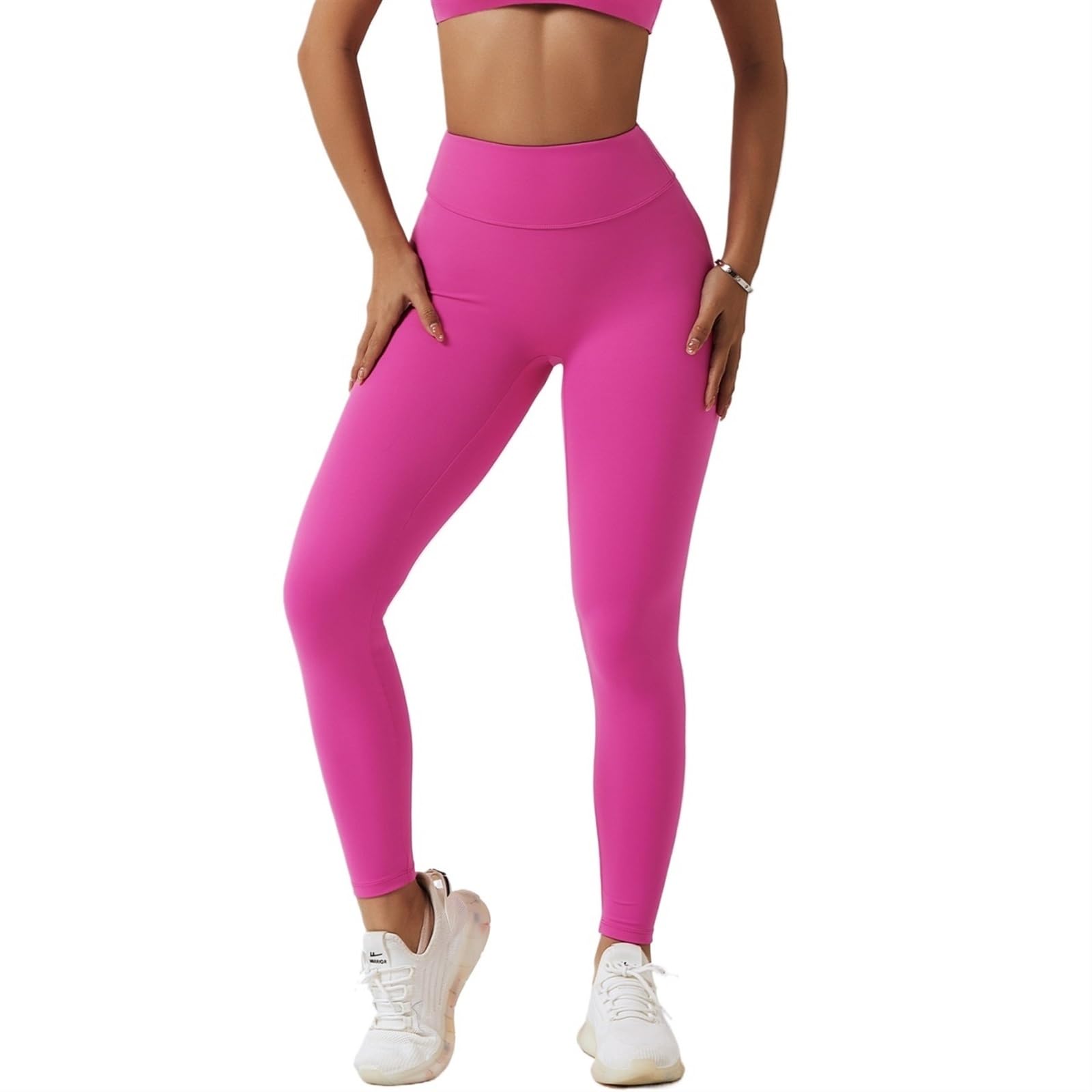 Leggings Mujer Pantalones de Yoga for Mujer, Mallas a Tope for Entrenamiento de Gimnasio, Pantalones Largos de Cintura Alta de Nailon for Fitness, Medias realzadoras de Cadera for Mujer