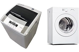 1.54 Cu.Ft Panda Portable Washer & 1.8 Cu.Ft Portable Dryer