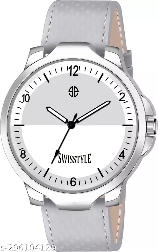 SWISSTYLE Analog DIAL Strap Watch for Men (Silver) (B0CTQXXTY5) Amazon Price History, Amazon Price Tracker