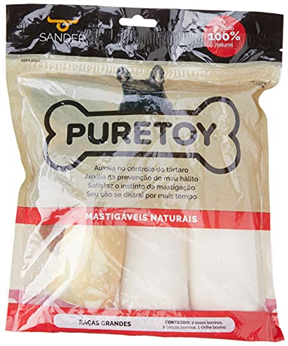 Kit de Chifre Casco e Ossos Bovinos para Racas Grandes Puretoy