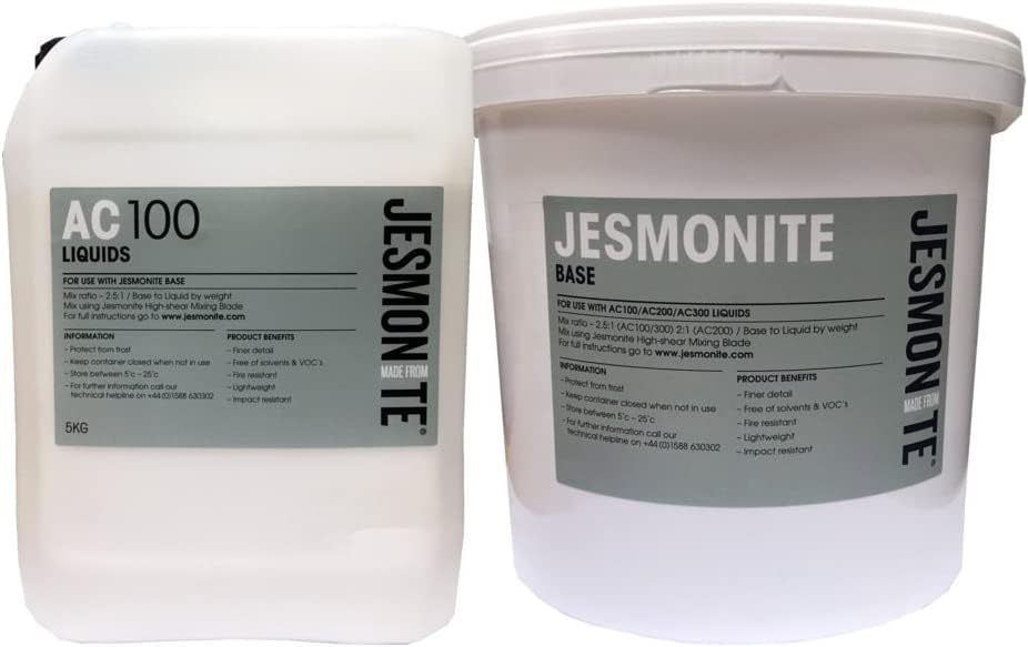 Résine pour Jesmonite AC100 17,5 kg kit (12,5 kg poudre + 5 kg liquide)