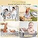 Huggynest Infant Lounger, Baby Nest for Newborns, Portable Breathable Baby Lounger Adjustable U-Shaped Safety Bumper for Cozy Comfort - Crown Ash