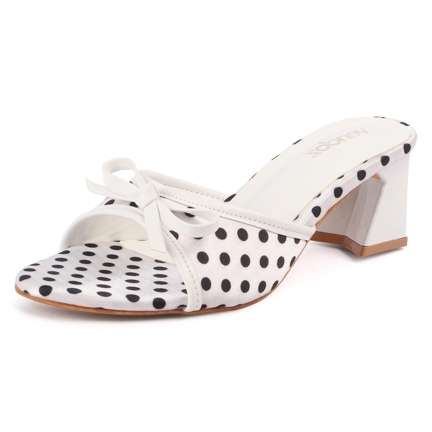 Sandals Stylish Comfortable Slip-On Soft Cushion Polka Dot Block Heels Platform Heels| Comfortable Footbed, Anti-Slip Sole I Perfect for Daily Casual Formal Footwear I Lightweight & Durable HL919-image-22