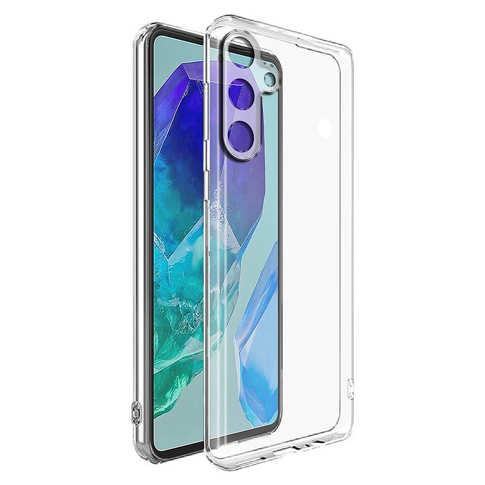 Amazon Brand- Solimo Basic Case for Samsung Galaxy M55 5G (Silicone_Transparent) (B0D112LQZH) Amazon Price History, Amazon Price Tracker