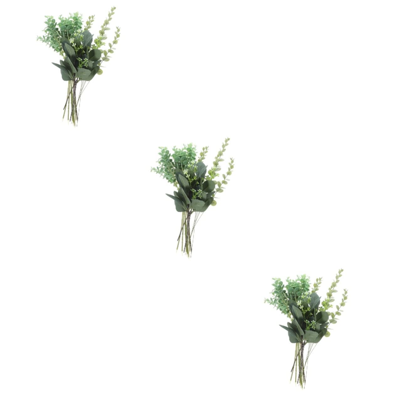 Hortensia et fleurs de soie artificielles Alipis | Décoration verte pour maison 48 pièces