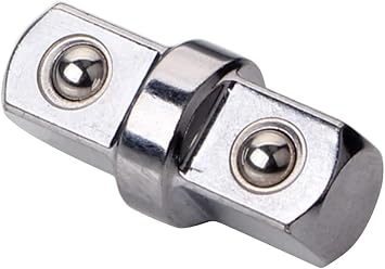 Silver 3/8 inch Socket Adapter Set for Power Drill Torque Impact Wrench Sleeve Extension Rod Accessories,Extension Driver Adapter Set Drill For Impact Head,Power Tool Parts and Accessories