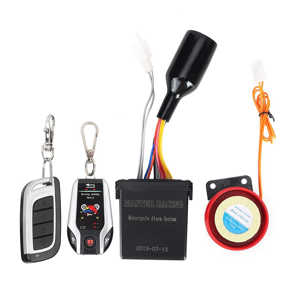 Buy Motorcycle Two Way Alarm Antitheft Device With Induction Remote