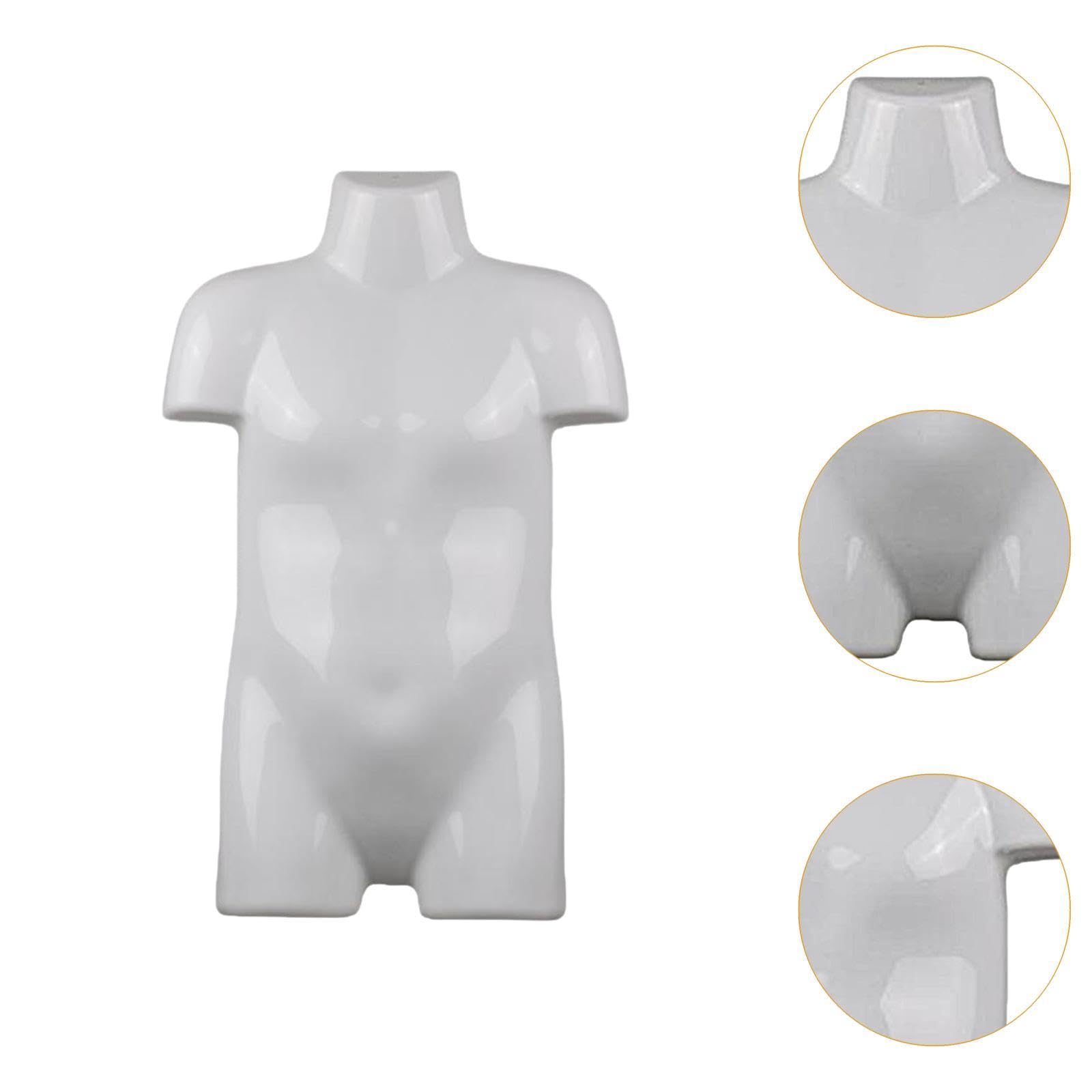 harayaa Maniquí para niños, Torso, Ropa Interior, Traje de baño, Estante de exhibición, Ropa de Medio Cuerpo, Estante de exhibición para Ventana
