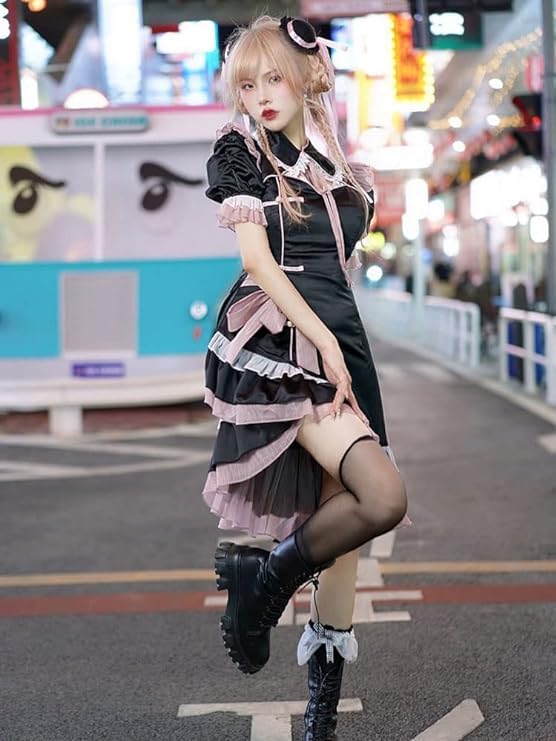 00s アルゴンキン フリフリ リボン キャミワンピ アシメ ゴスロリ アイドル 00s アルゴンキン フリフリ リボン キャミワンピ アシメ
