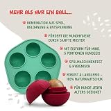 SmoothieDog Schleckball - Schleckball für Hunde, Snackball, zur Beschäftigung, bpa frei, robust, befüllbar, zum einfrieren, spülmaschinenfest