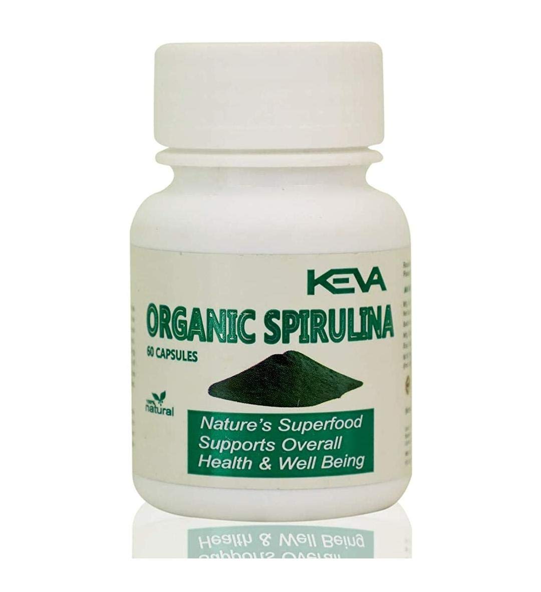 Keva Organic Spirulina Capsule for Improve the Immune System (Pack Of 1 (60 Capsules)) (B0CP4C2JJW) Amazon Price History, Amazon Price Tracker