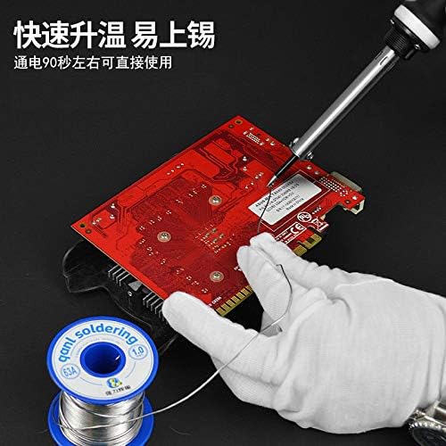 Soldering Solder inside soldering iron set electric welding pen home electronic repair welding tools high power electric Luotie - (Color: Red)