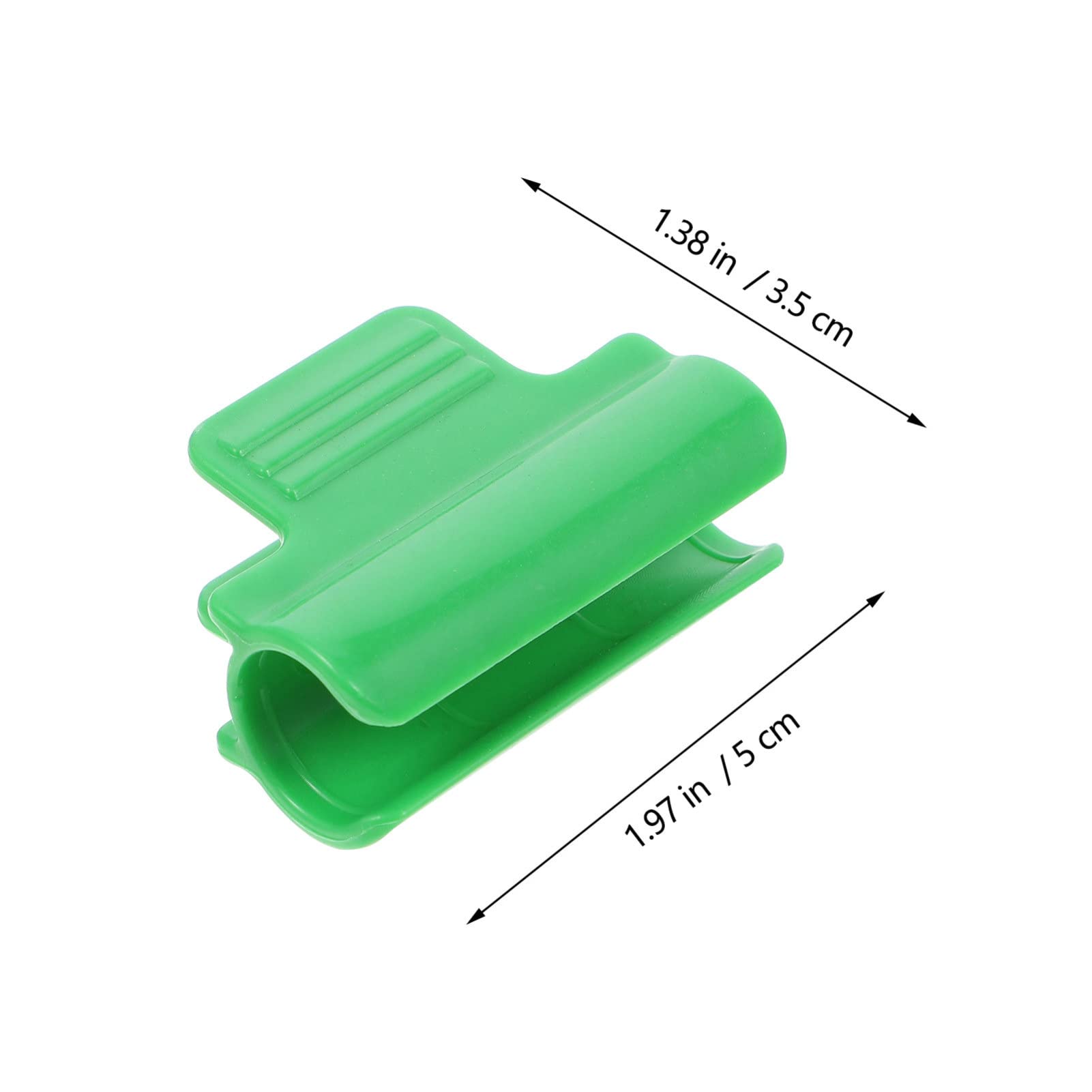 Happyyami 40pcs Greenhouse Film Row Cover Clamps Durable Plant Support Clips for Fixing Greenhouse Easy to Use for Tunnel Hoops