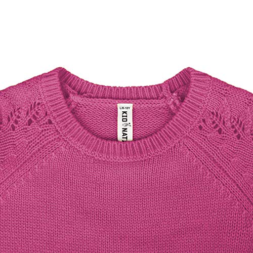 Image of Kid Nation Girls Sweaters for Teen Girls Toddler Girl Cute Knit Crewneck Pullover
