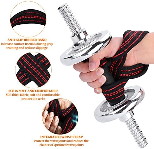 VGEBY1 Weight Lifting Straps, Nylon Figure 8 Weight Lifting Straps Gym Training Support Hand Protective Sleeves