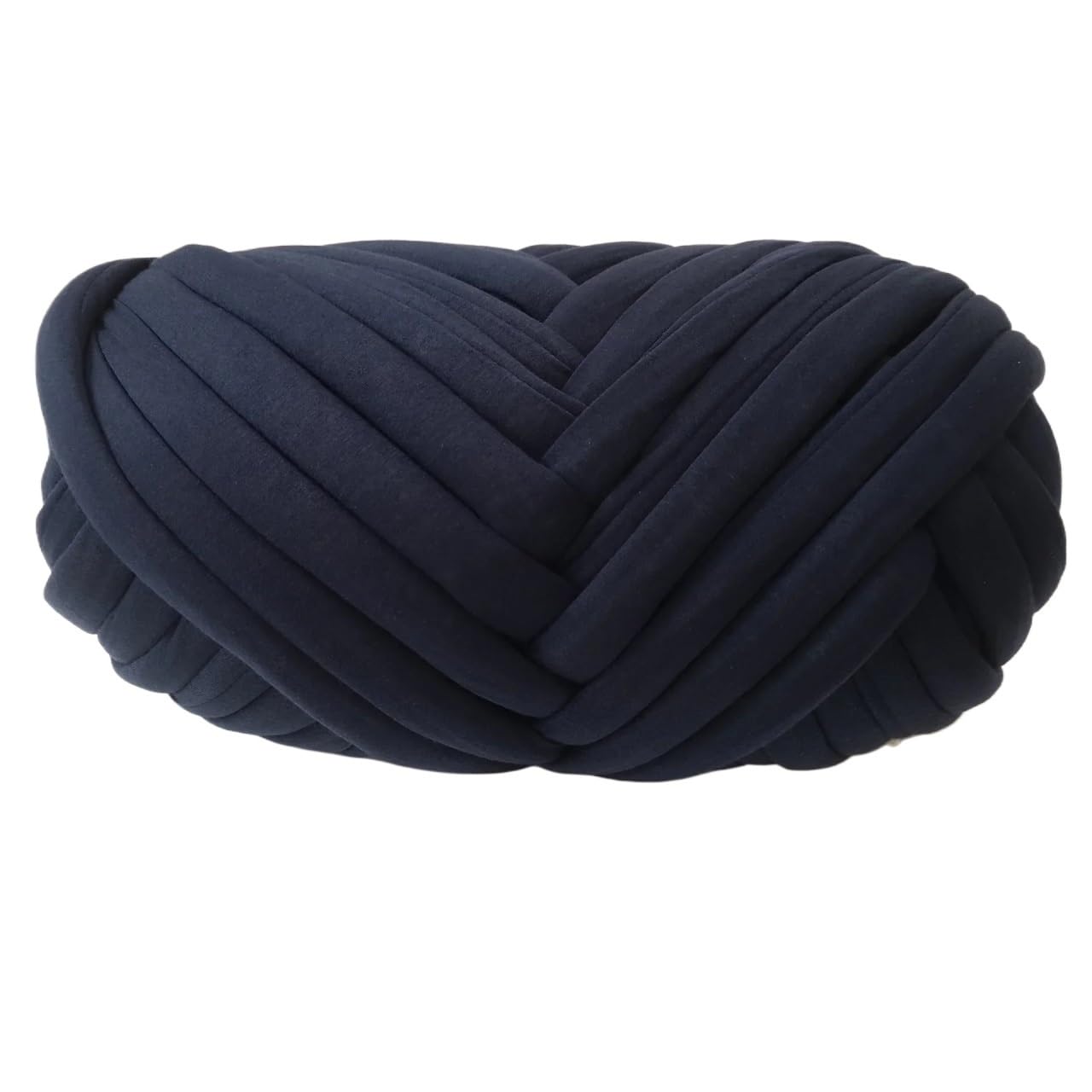 Gruba przędza bawełniana, Włóczka do robótek na drutach gruba 1 kg wielokolorowa(1kg Dark Blue)