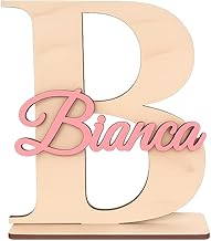 Personalised Decorative Letter with Name for Table or Wall, Wood, Gift Idea for Nursery and Decors