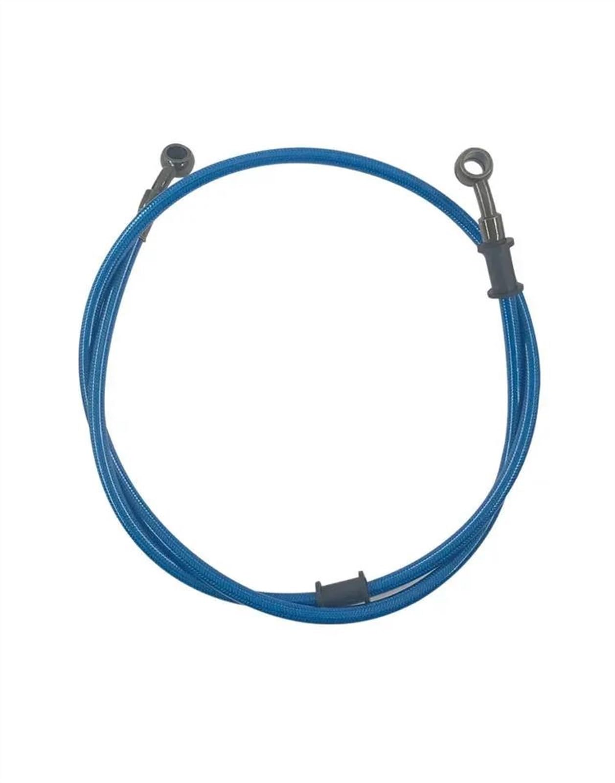 Ksxzw Blue Motorbike Part 120Cm Motorbike Brake Hose Motorcycle Hydraulic Stainless Steel Braided Line Fluid Oil Tube(Blue)