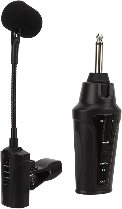 Micrófono de saxofón inalámbrico, fácil de instalar Micrófono de