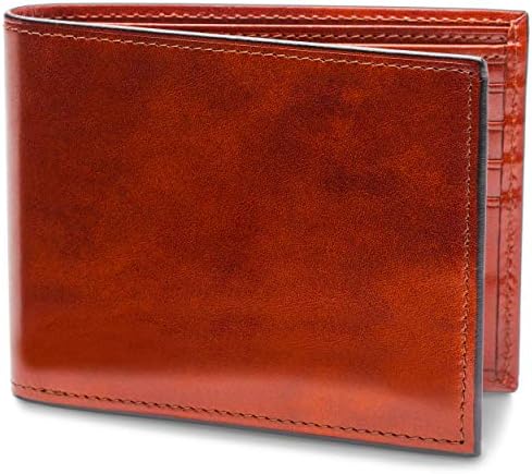 Bosca Men's Wallet, Old Leather Continental Bifold Wallet with I.D. Flap, Cognac