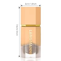 Vista 8 de Maquillaje líquido en barra de contorno, varita de contorno facial crema con aplicador de cojín, bronceador cremoso natural mate de larga duración