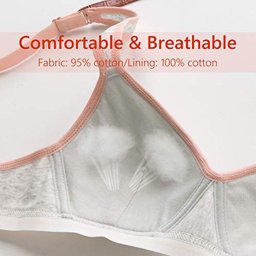 Salia Girl Soft Padded Bras For Girls & Teens 12-14, No Wires Cotton Developed Training Bras #TOP3