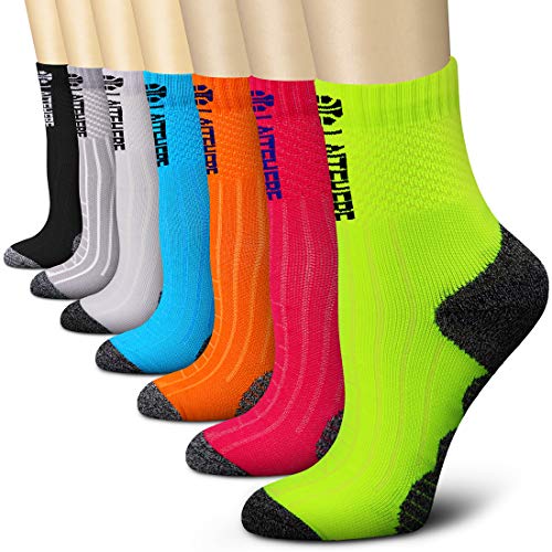 Image of CHARMKING Compression Socks for Women & Men Circulation 15-20 mmHg is Best for Athletic Running Cycling Nurse Daily Wear
