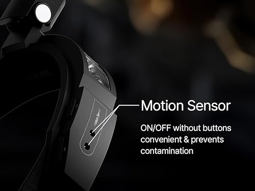 Miniatura 8 de Ultima 2025 - Nuevo faro de haz ancho de 230  1600 lúmenes, foco de largo alcance de 330 pies, batería recargable USB-C de 5000 mAh, sensor de