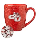 Rico Industries NCAA Gonzaga Bulldogs - Zags Red 16 oz Team Color Laser Engraved Speckled Ceramic Coffee Mug