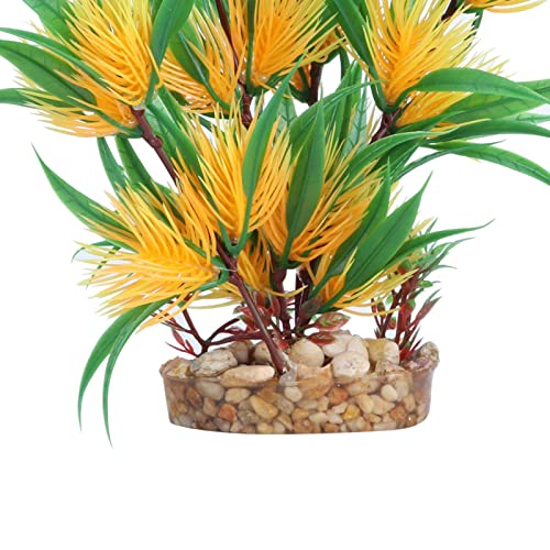 Jeanoko Acquario Simulazione Artificiale Piante acquatiche di Sicurezza in plastica Base di Sabbia per Acquario Decorazione Paesaggio(Come Mostrato nell'immagine) - Image 8