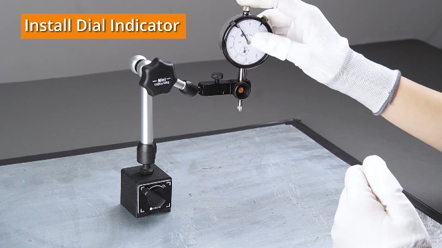 Image of Neoteck Dial Indicator 0-1 inch /0.001 inch with 90lbs /40kg Magnetic Base