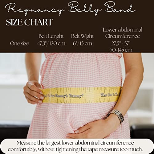 Saraasyl Belly Band For Pregnant, Baby Bump Support Belt, Maternity Women, Pregnancy Belly Support Band, Lower Pain Relief, Abdomen Pelvic, Adjustable Maternity Belt, All Stages Of Pregnancy With Bra & Waist Extenders #TOP5