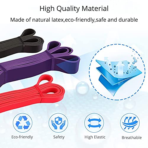 Bandes De RéSistance 208cm Bandes de résistance de Longue durée Fitness Bande élastique pour Tirer la Force du Yoga Stretch Caoutchouc Sport Equipeforms Sport 22