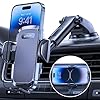 LOTUNY Universal Phone Mount for Car, [Powerful Suction] Hands-Free Cell Phone Holder Car, Phone Holder for Car Dashboard Windshield Air Vent, Compatible with iPhone 14 13 12 11 Pro Max All Phones