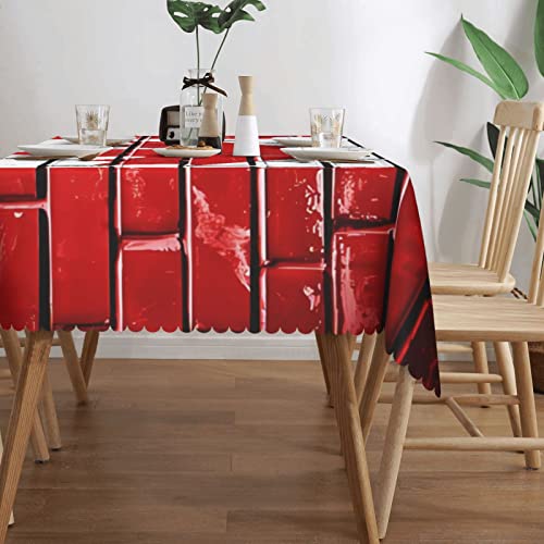 Nappe rectangulaire 137 x 183 cm lavable motif drapeau canadien - 4